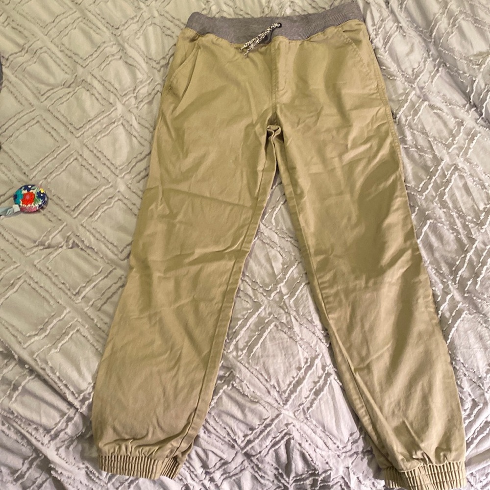 Old Navy Khaki jogger pants Boys size 16